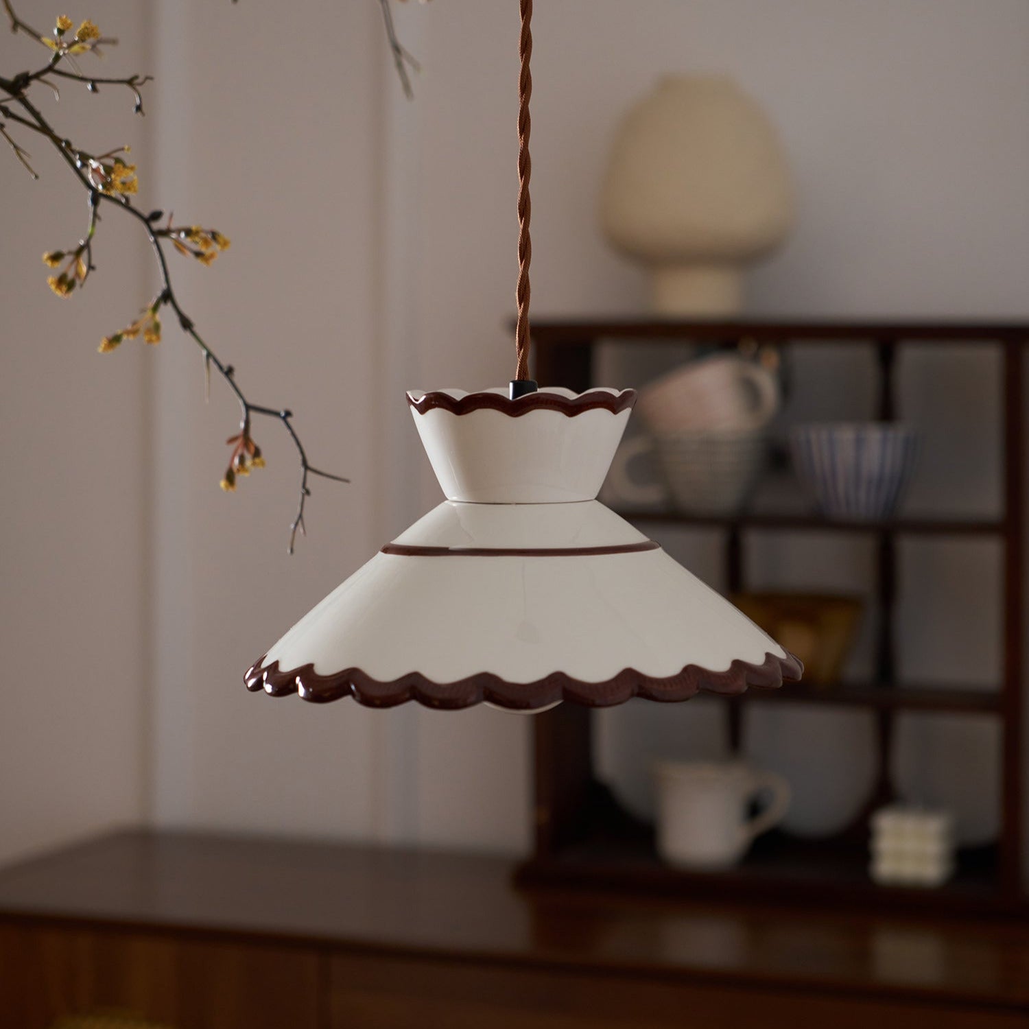 Grace Retro Ceramics Pendant Lights - Lamp Copper