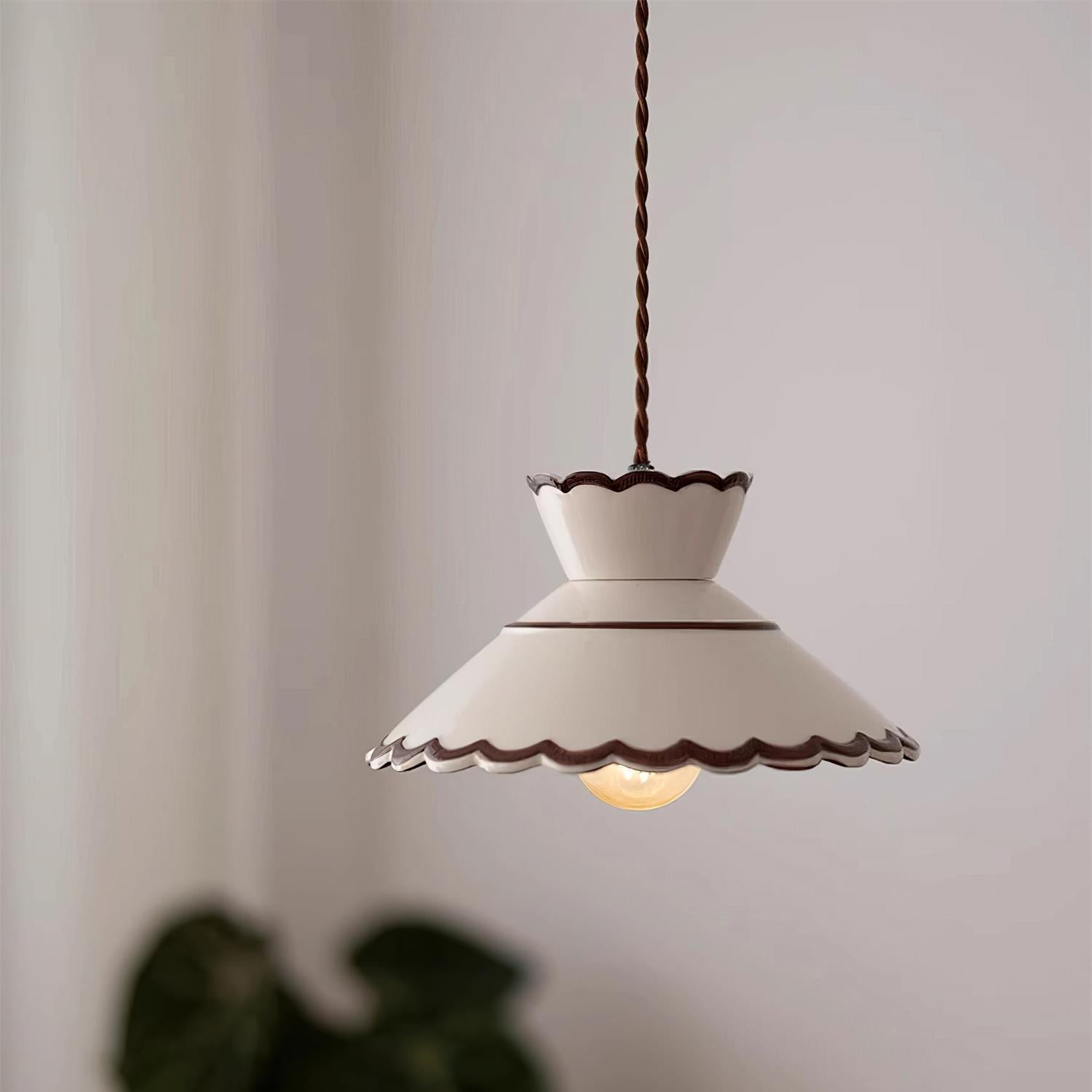 Grace Retro Ceramics Pendant Lights - Lamp Copper