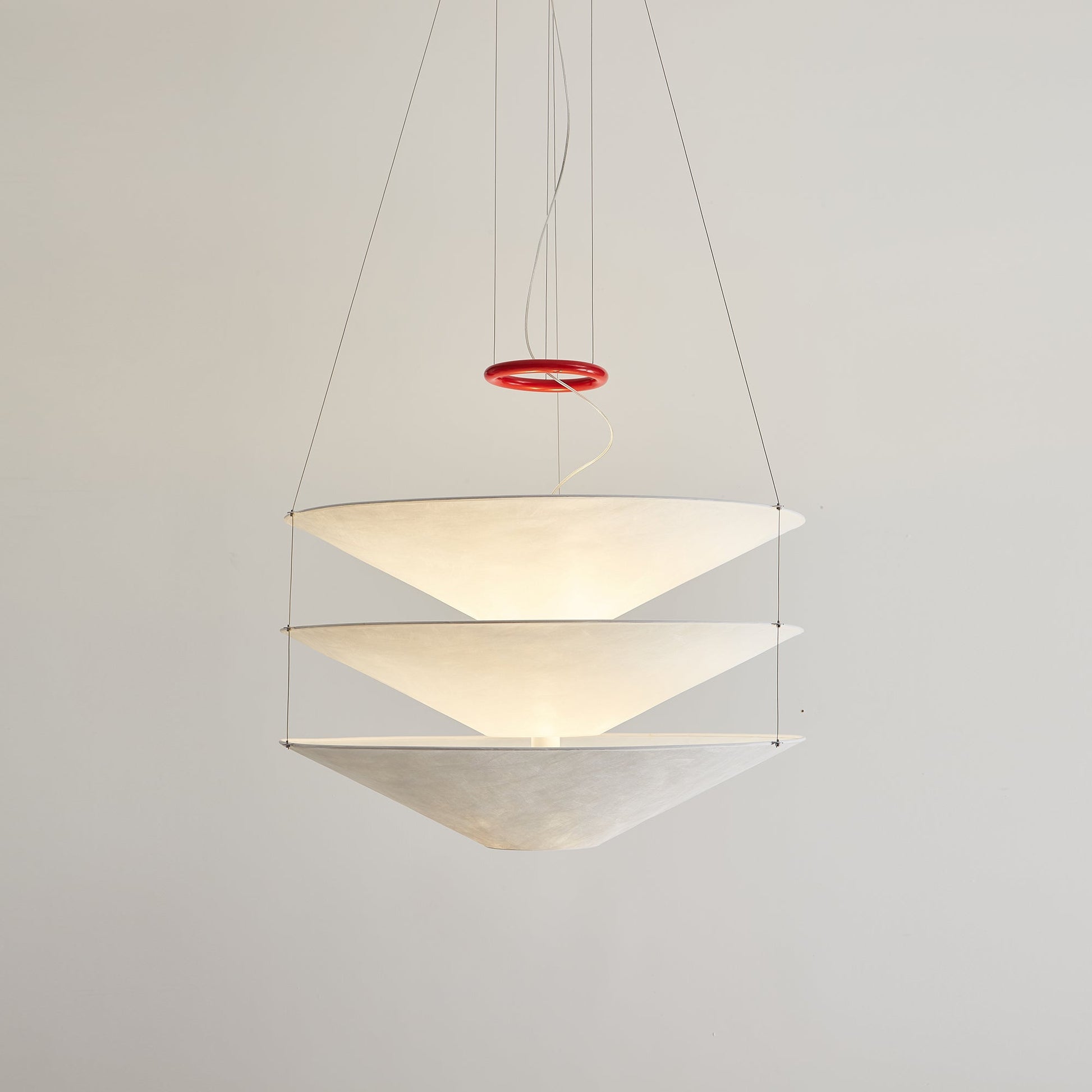 Zomarion Individual Creativity Paper Metal Pendant Light - Lamp Copper