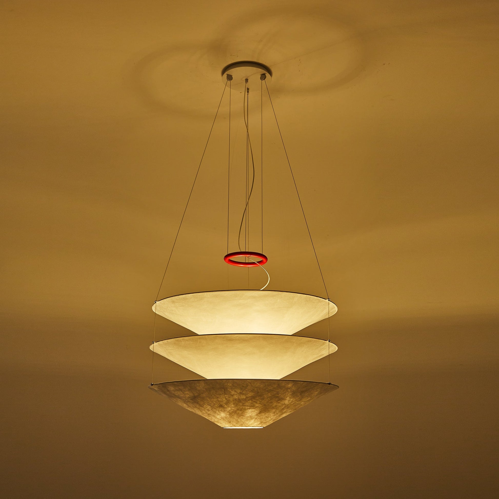 Zomarion Individual Creativity Paper Metal Pendant Light - Lamp Copper