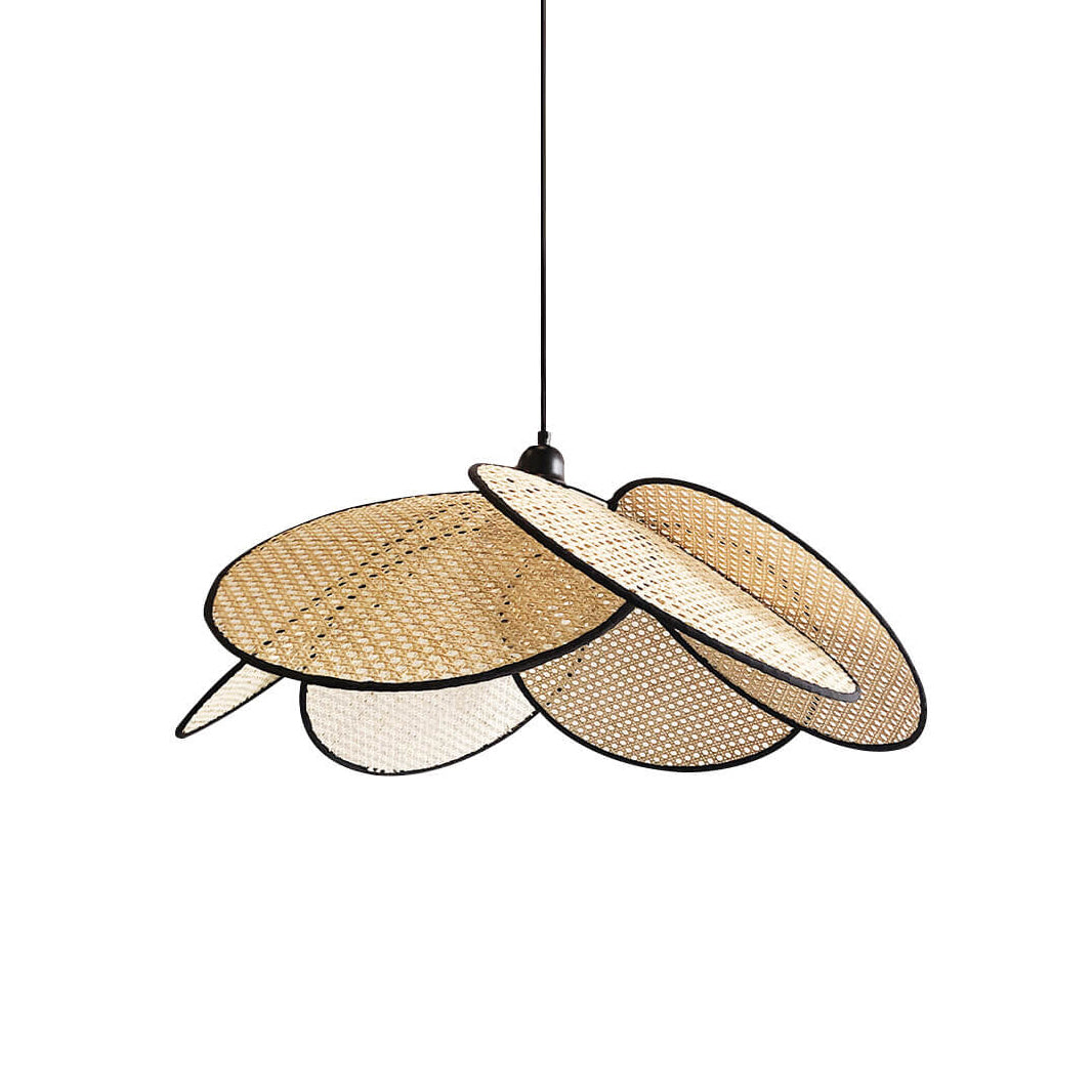 Ulrinel Premium Nordic Hand-woven Bamboo Chandelier - Lamp Copper