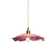 Aurvarira Modern Minimalist Art Brass Glass Pendant Lamp - Lamp Copper