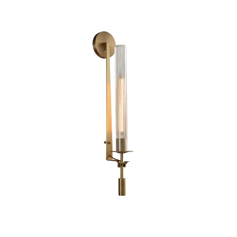 Lucian Indoor Wall Lamp Glass Farmhouse - Lamp Copper