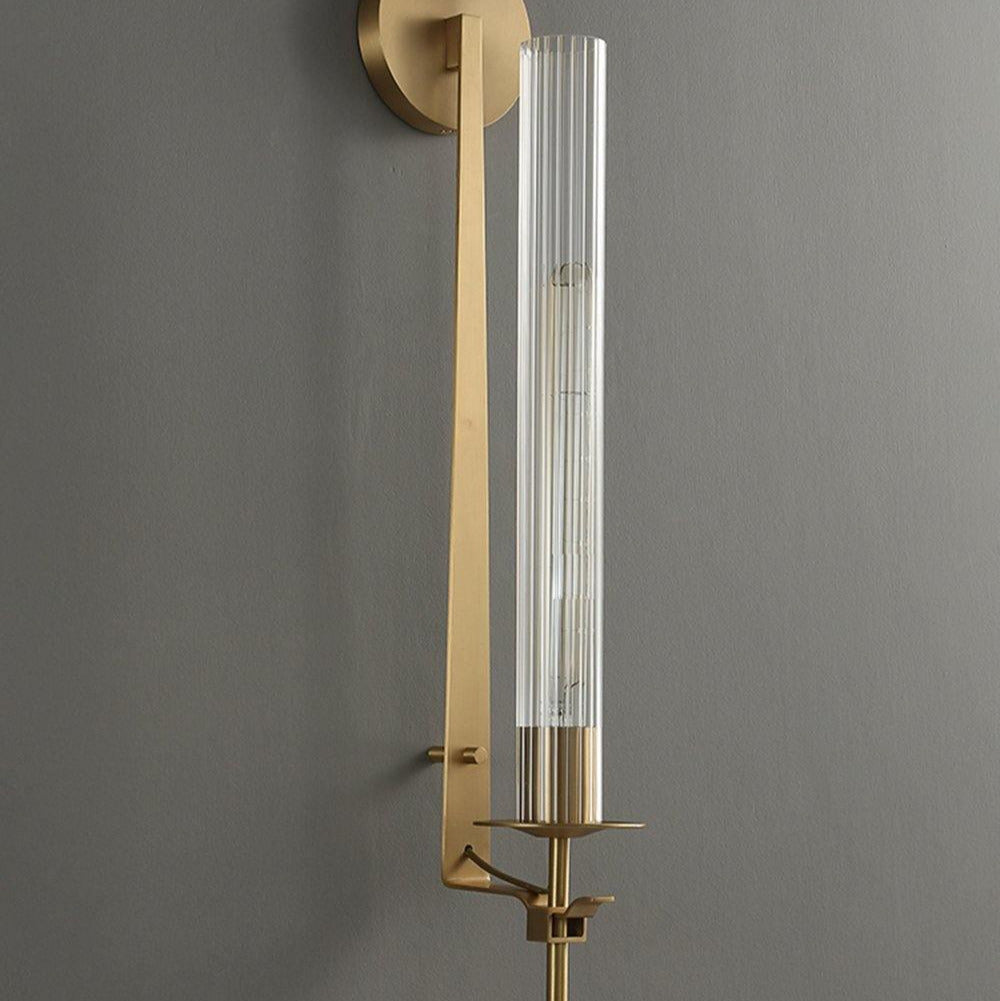 Lucian Indoor Wall Lamp Glass Farmhouse - Lamp Copper