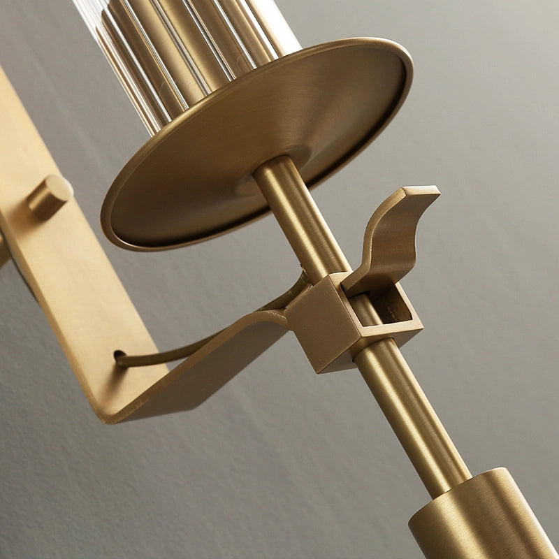 Lucian Indoor Wall Lamp Glass Farmhouse - Lamp Copper