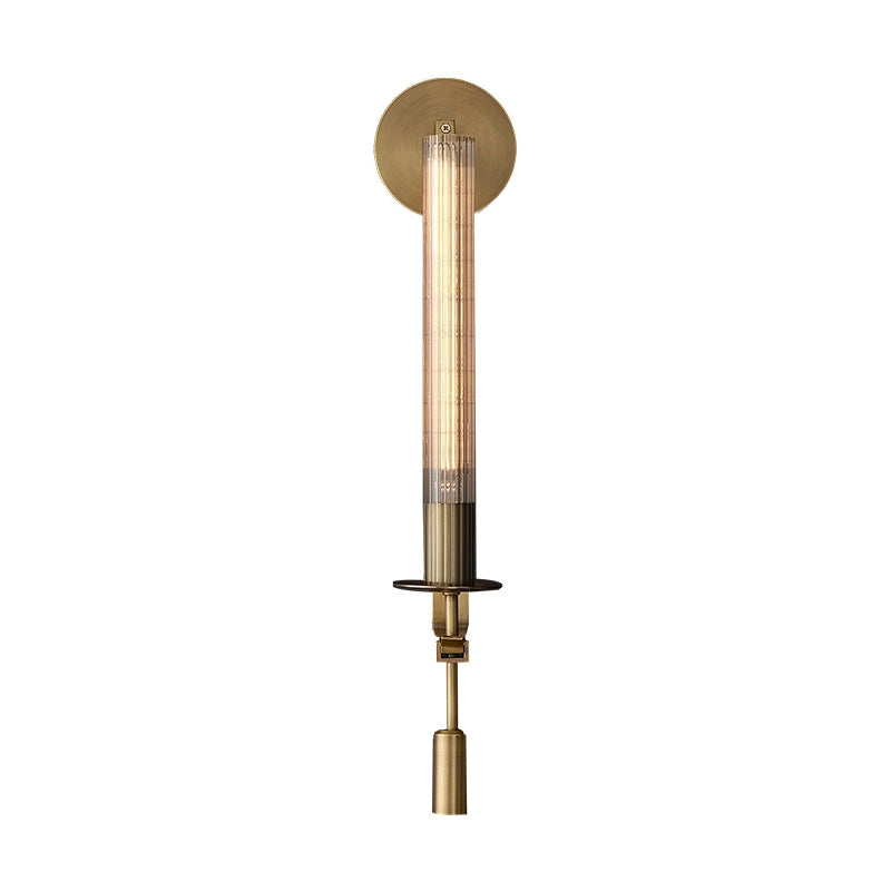 Lucian Indoor Wall Lamp Glass Farmhouse - Lamp Copper