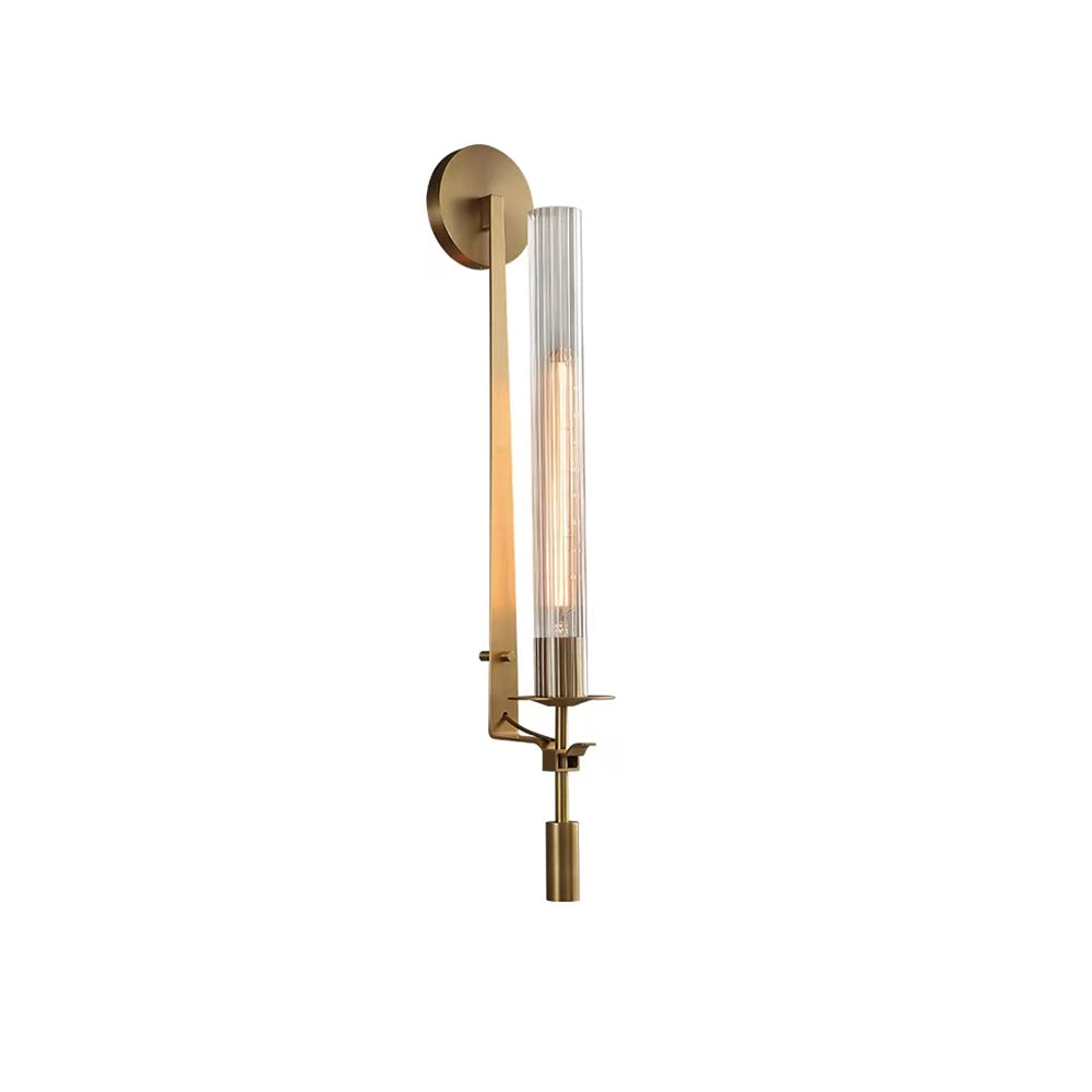 Lucian Indoor Wall Lamp Glass Farmhouse - Lamp Copper