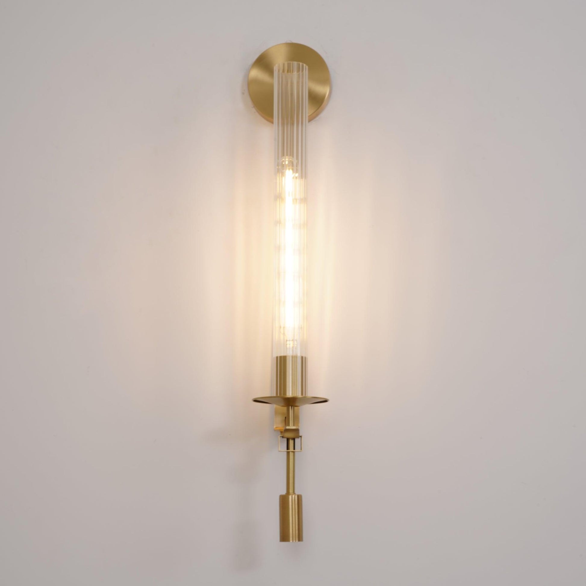 Lucian Indoor Wall Lamp Glass Farmhouse - Lamp Copper