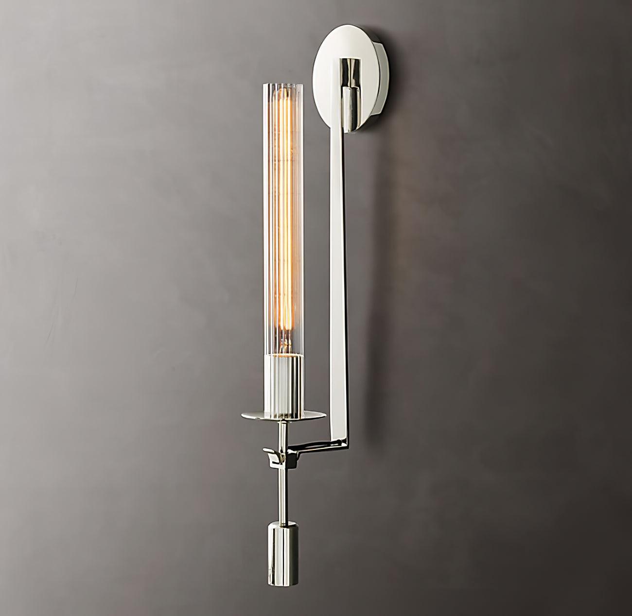 Lucian Indoor Wall Lamp Glass Farmhouse - Lamp Copper
