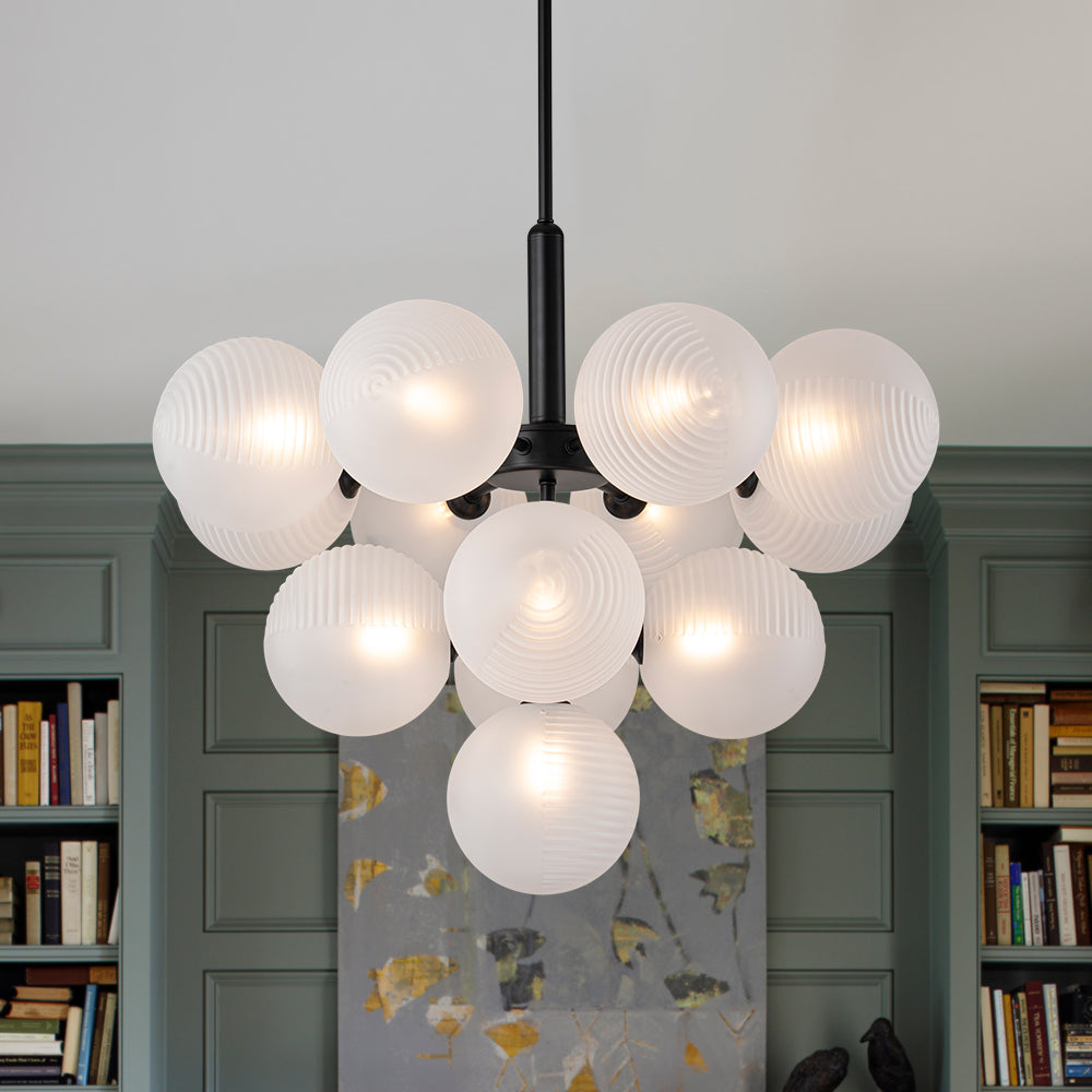 Nimbu Individual Creativity Glass Chandelier - Lamp Copper