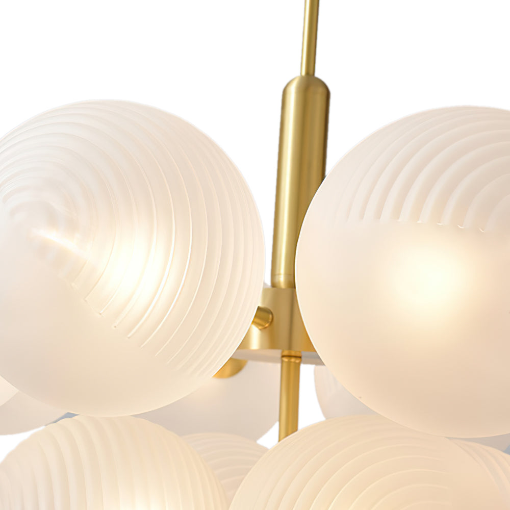 Nimbu Individual Creativity Glass Chandelier - Lamp Copper