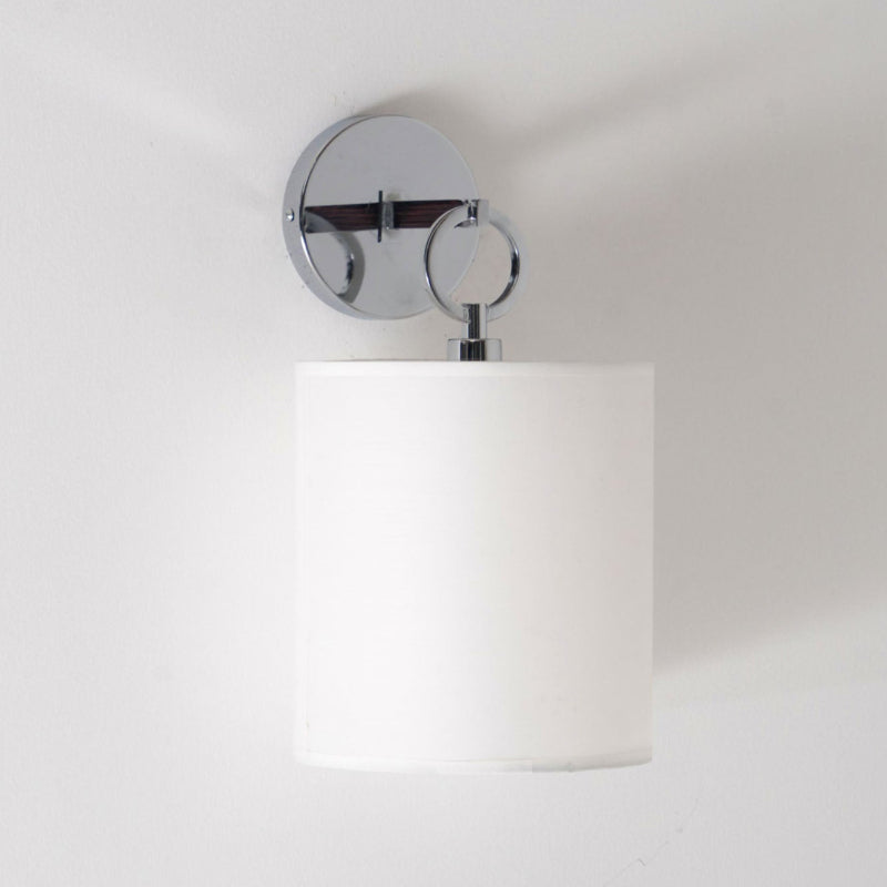 Iris Wall Lamp Farmhouse Fabric Cylindrical - Lamp Copper