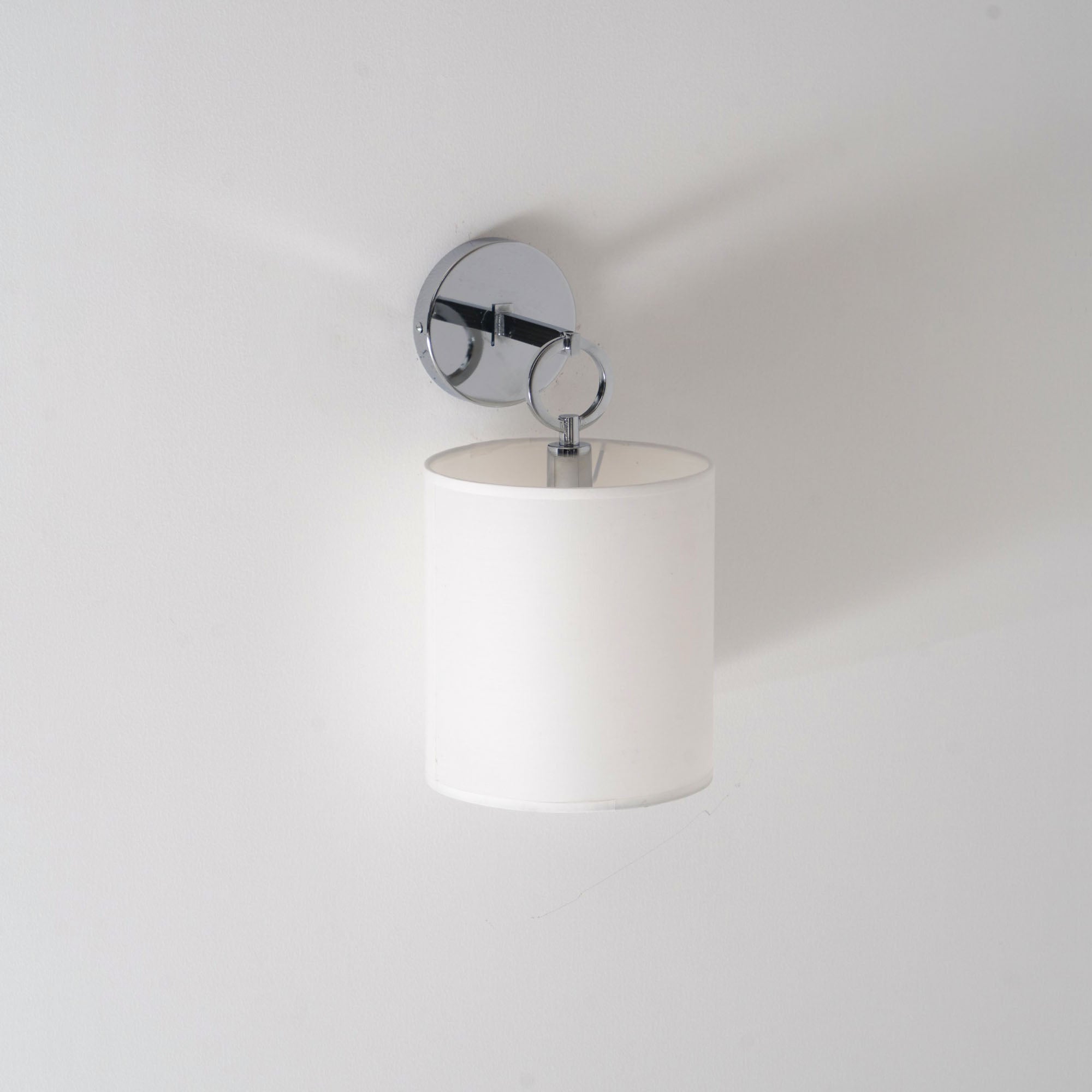 Iris Wall Lamp Farmhouse Fabric Cylindrical - Lamp Copper