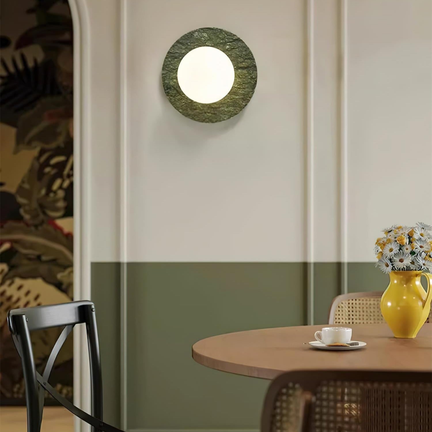Enox Minimalist Globe Marble Wall Lamp - Lamp Copper