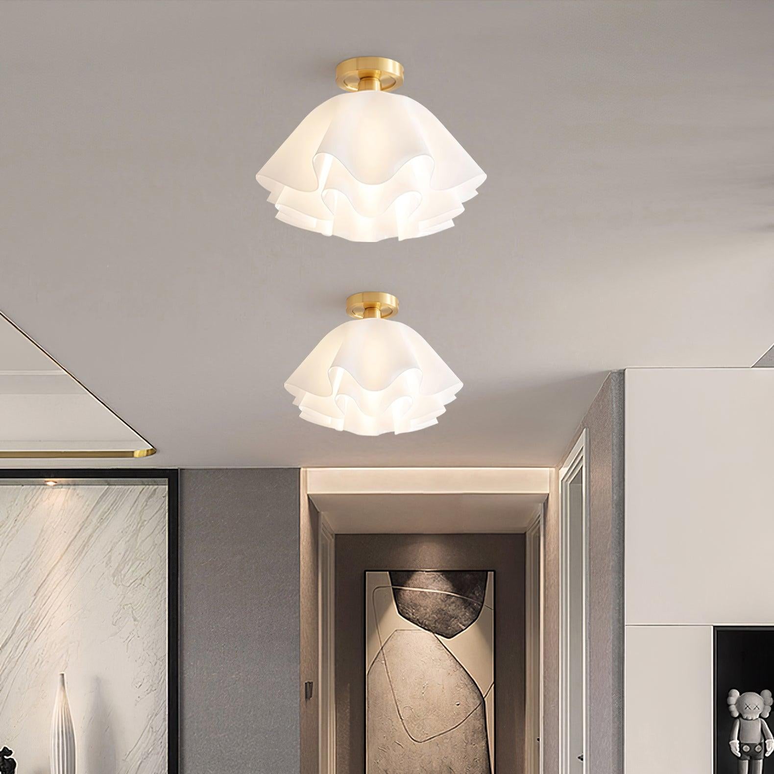 Menro Ceiling Light Flower-Shape - Lamp Copper