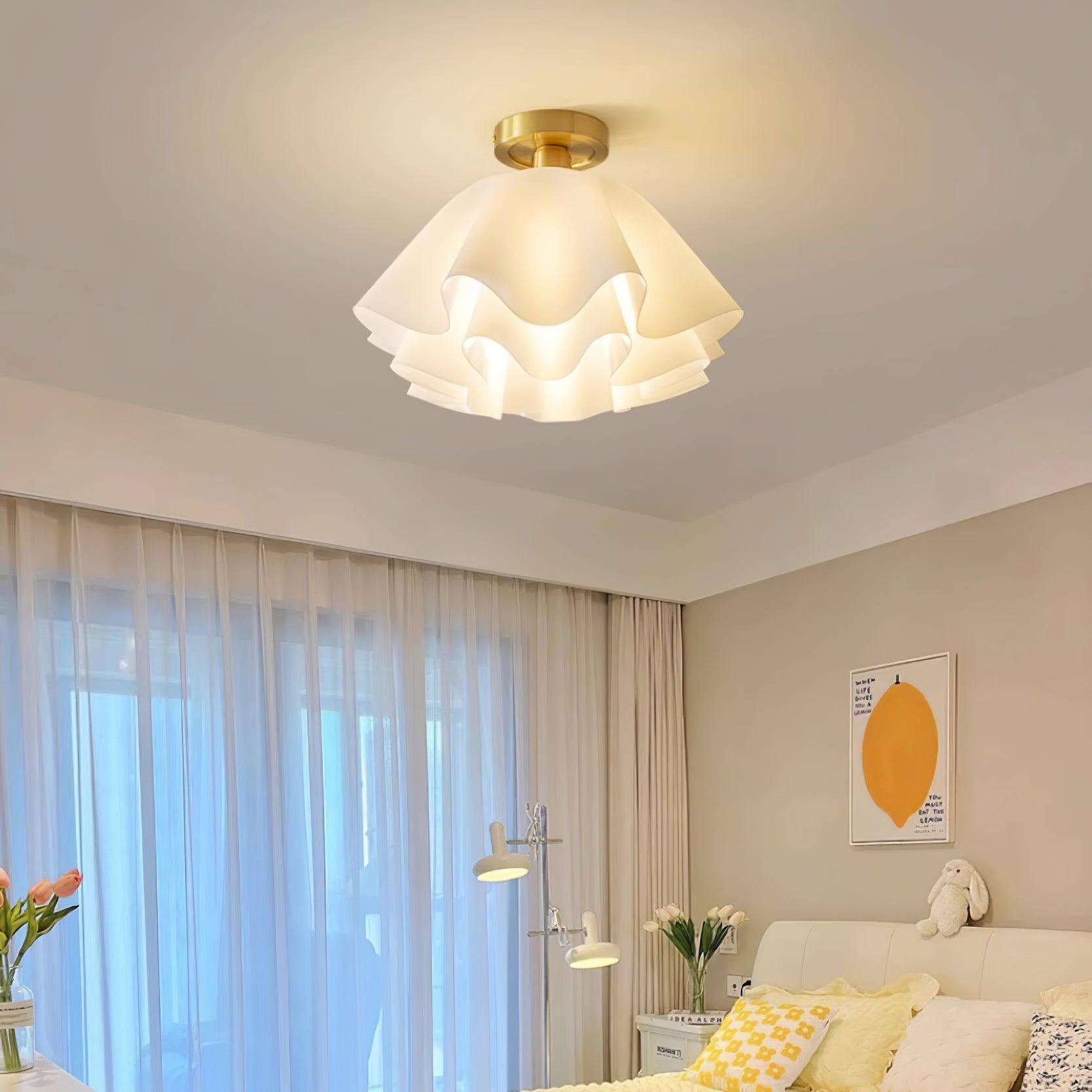 Menro Ceiling Light Flower-Shape - Lamp Copper
