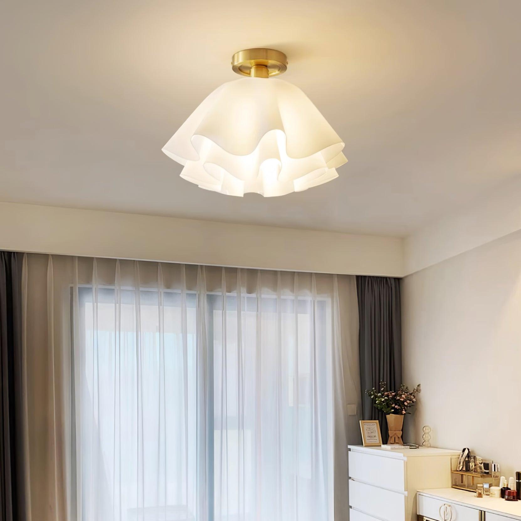 Menro Ceiling Light Flower-Shape - Lamp Copper