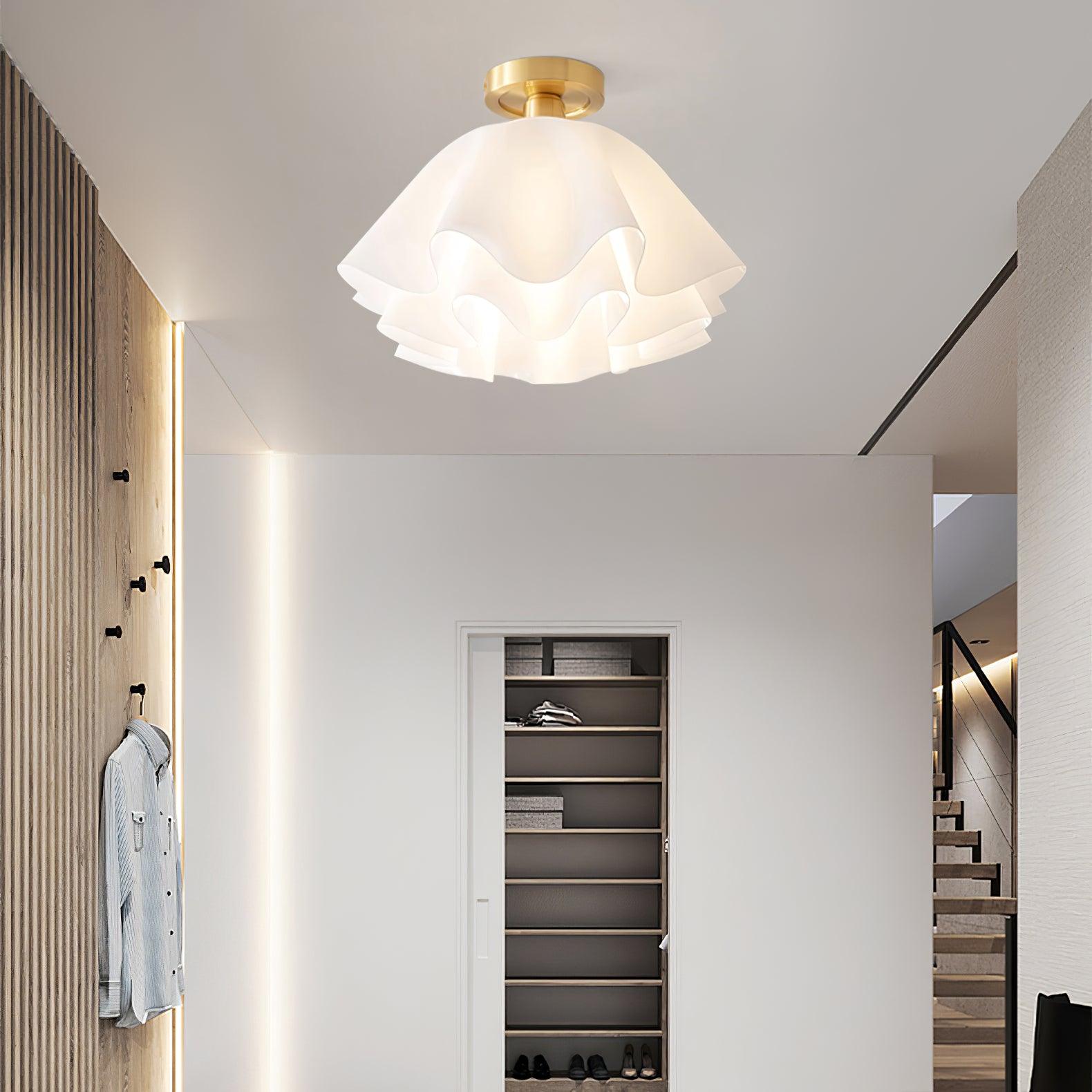 Menro Ceiling Light Flower-Shape - Lamp Copper