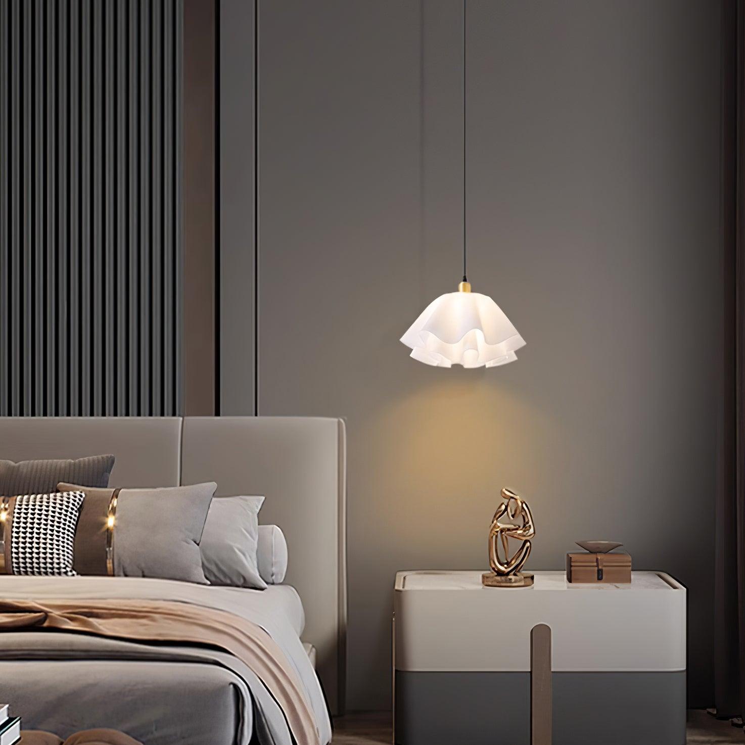 Lunisse Modern Petal Pendant Light - Lamp Copper