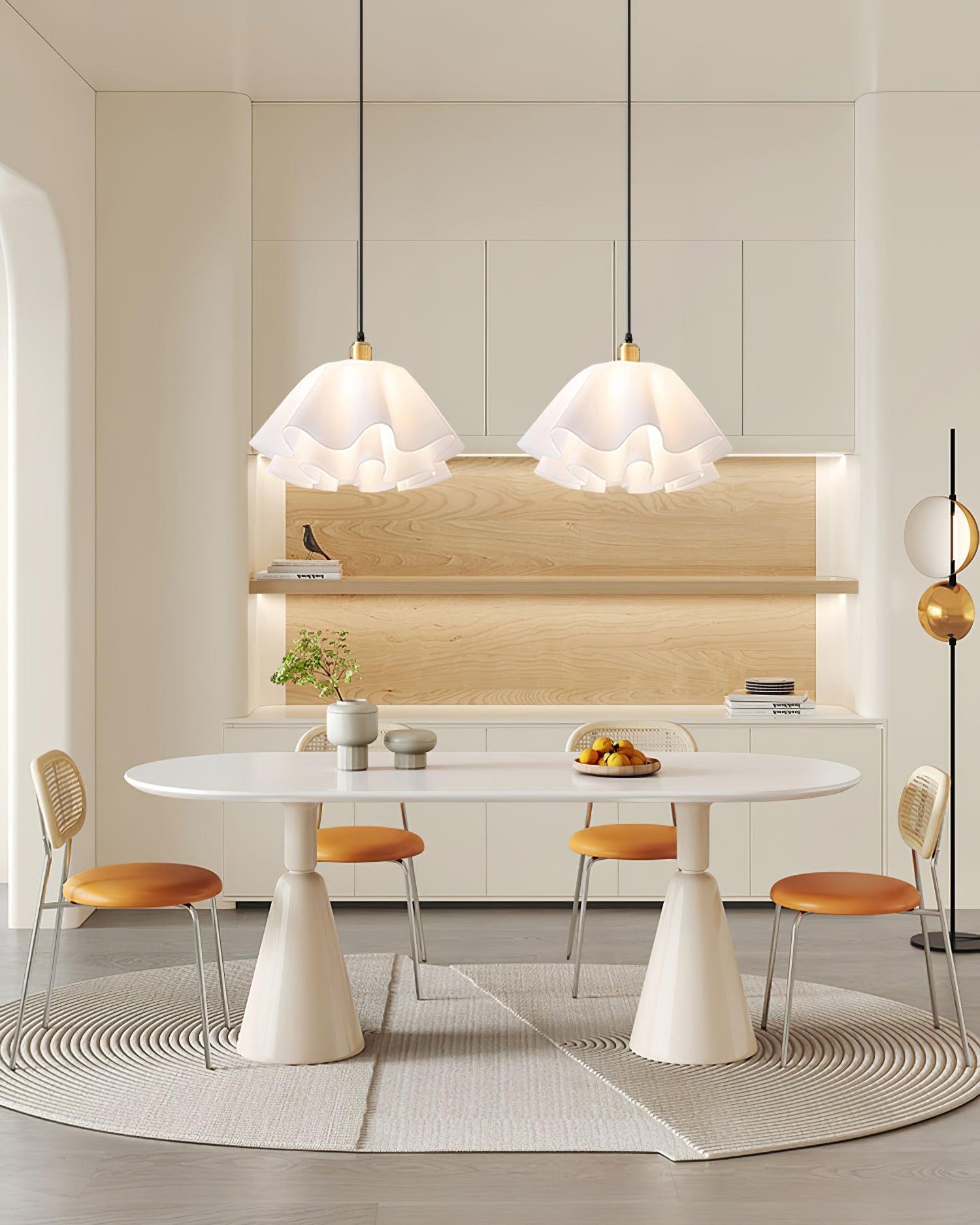 Lunisse Modern Petal Pendant Light - Lamp Copper