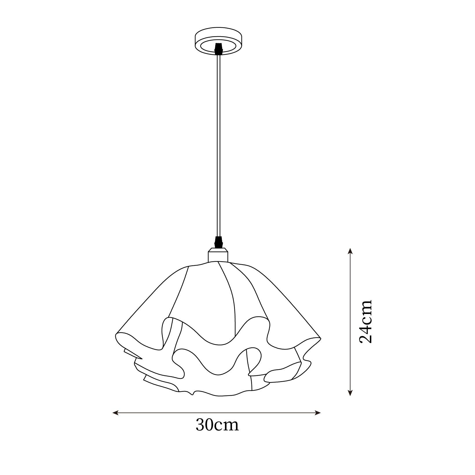 Lunisse Modern Petal Pendant Light - Lamp Copper