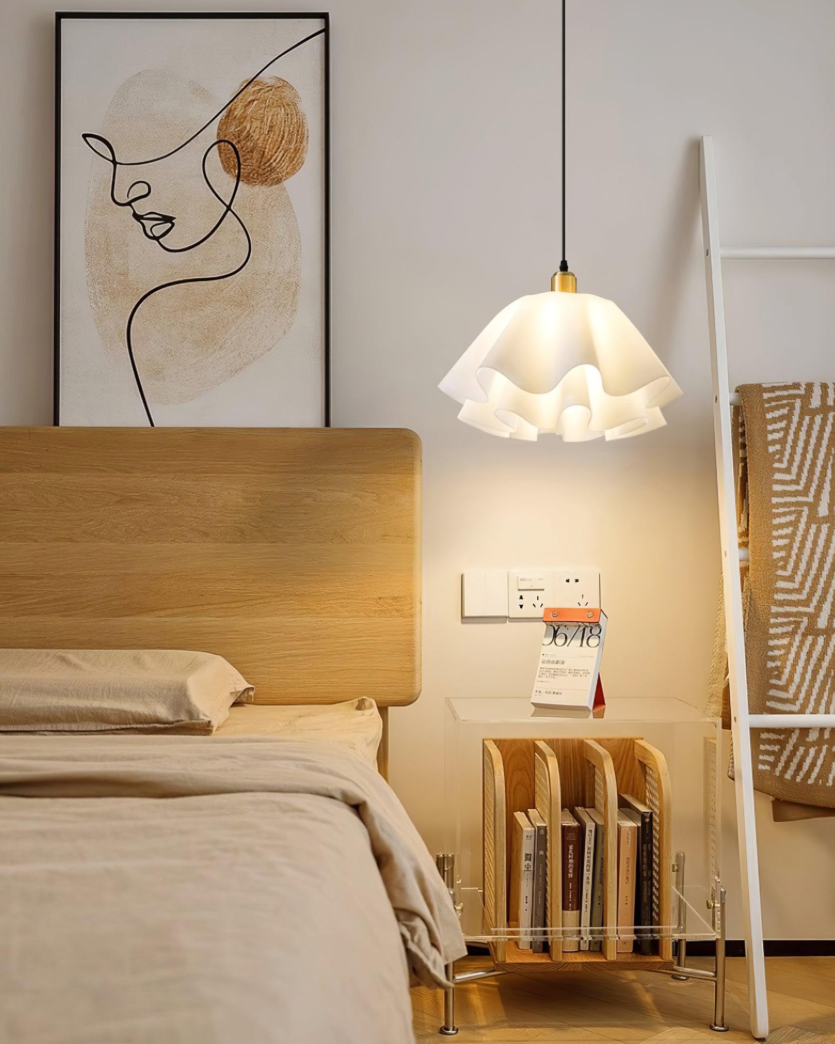 Lunisse Modern Petal Pendant Light - Lamp Copper