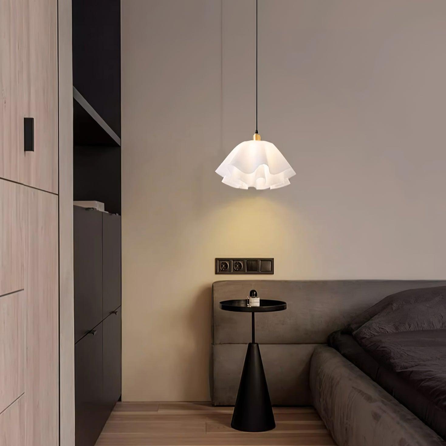 Lunisse Modern Petal Pendant Light - Lamp Copper