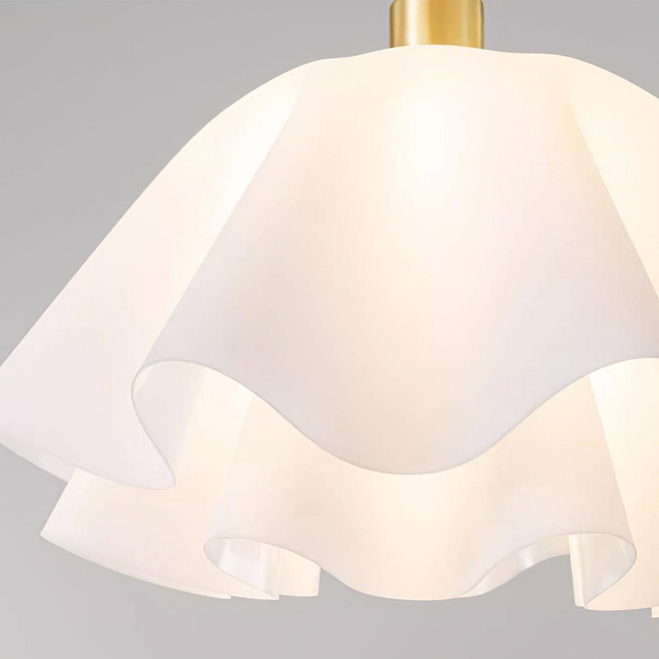 Lunisse Modern Petal Pendant Light - Lamp Copper