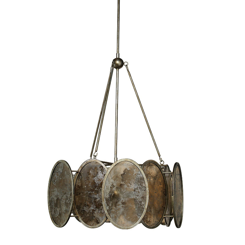 Avdorira Modern Minimalist Metal Glass Chandelier - Lamp Copper