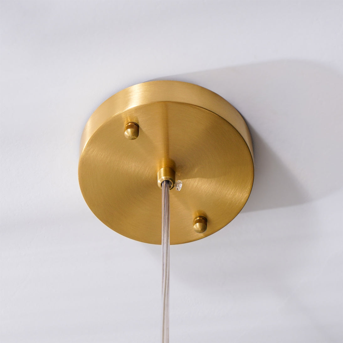 Goose Pendant Lamp Alabaster Brass Sophistication - Lamp Copper