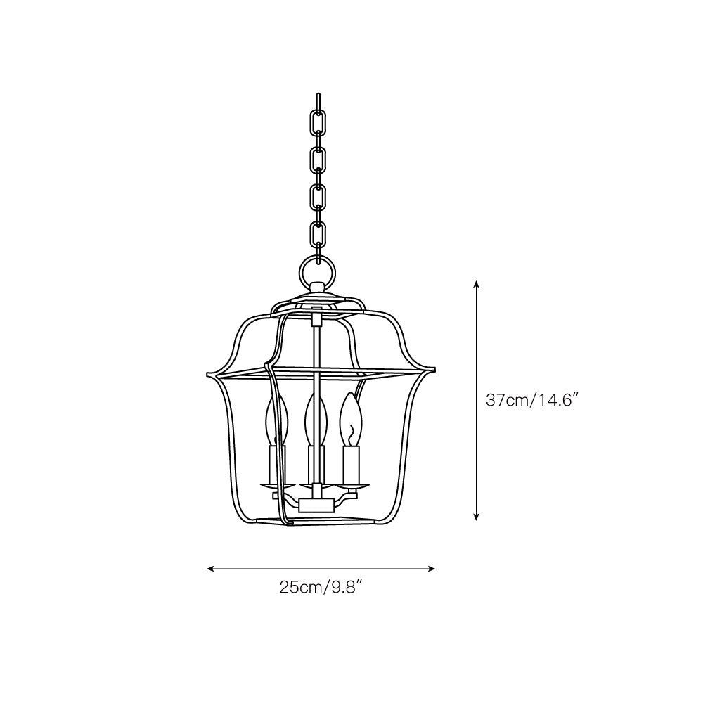 Zavenen Vintage Industrial Royal Metal Pendant Lamp - Lamp Copper