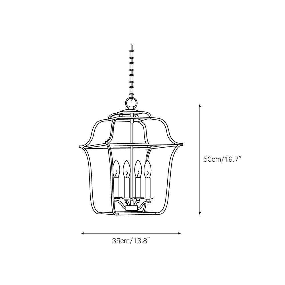 Zavenen Vintage Industrial Royal Metal Pendant Lamp - Lamp Copper