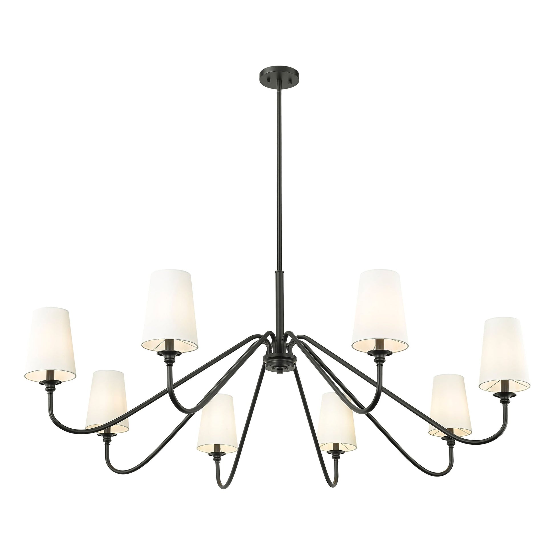 Vavenus Vintage Industrial Brass Fabric Chandelier - Lamp Copper