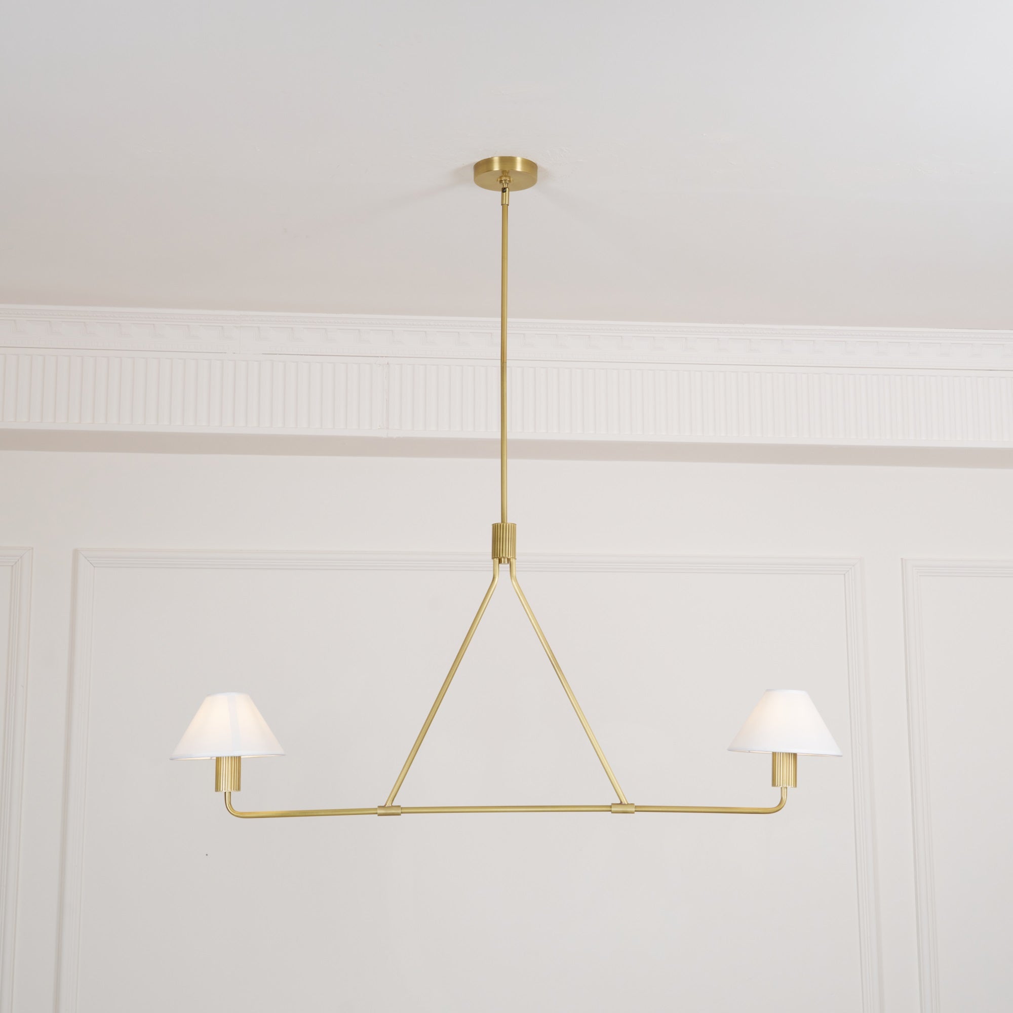 Ornuvyh Vintage Industrial Metal Fabric Chandelier - Lamp Copper
