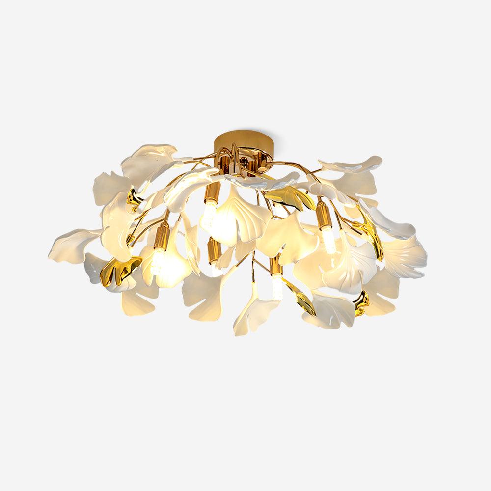 Ginkgo Ceiling Light - Lamp Copper