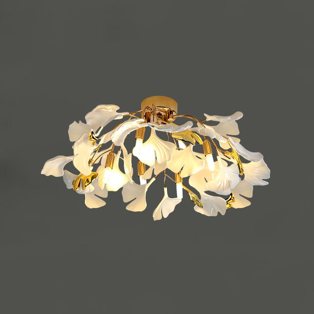 Ginkgo Ceiling Light - Lamp Copper