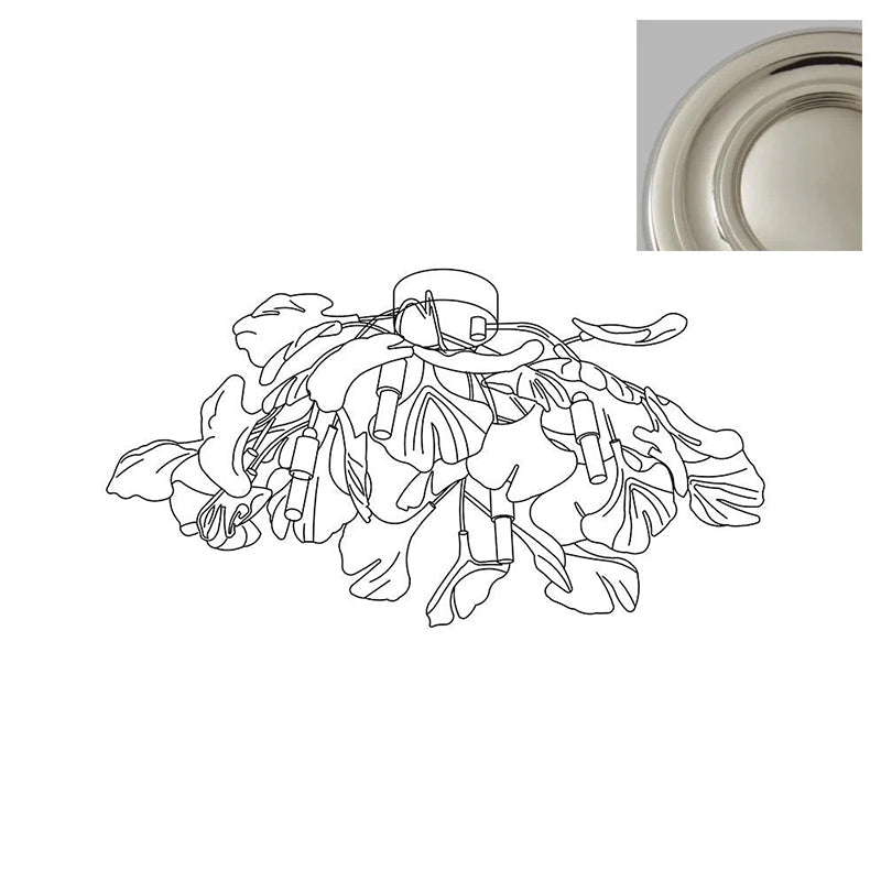 Ginkgo Ceiling Light - Lamp Copper