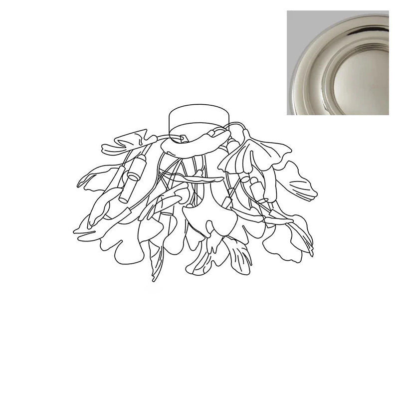 Ginkgo Ceiling Light - Lamp Copper