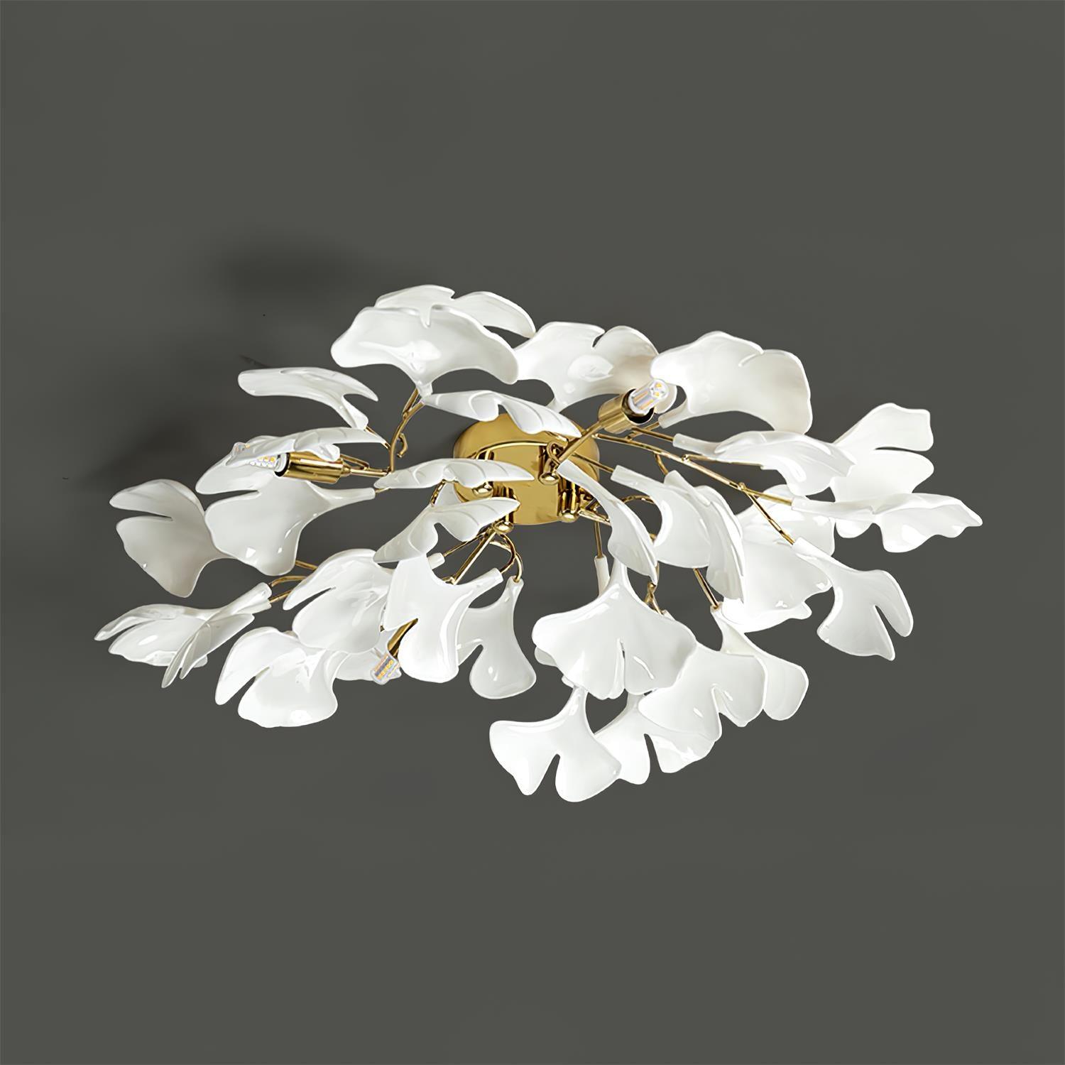 Ginkgo Ceiling Light - Lamp Copper
