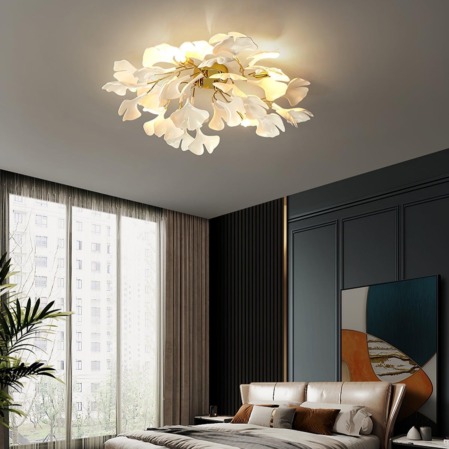 Ginkgo Ceiling Light - Lamp Copper