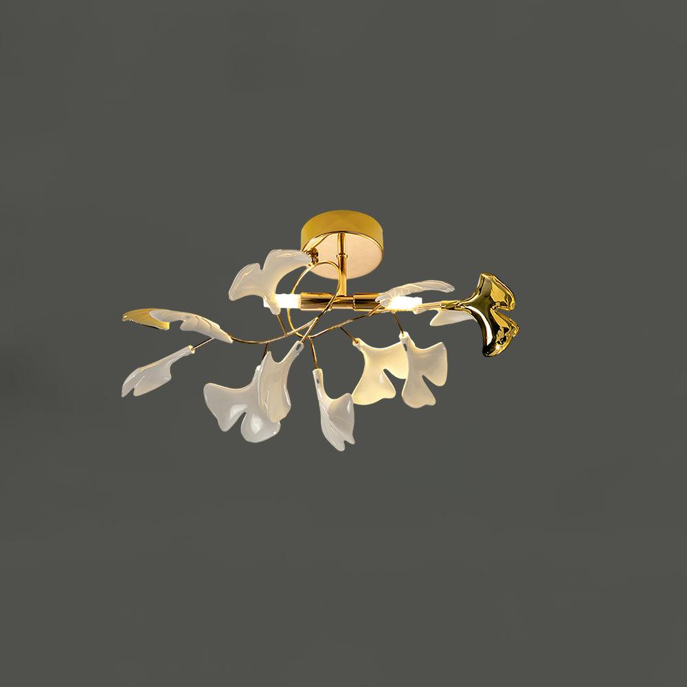 Ginkgo Ceiling Light - Lamp Copper