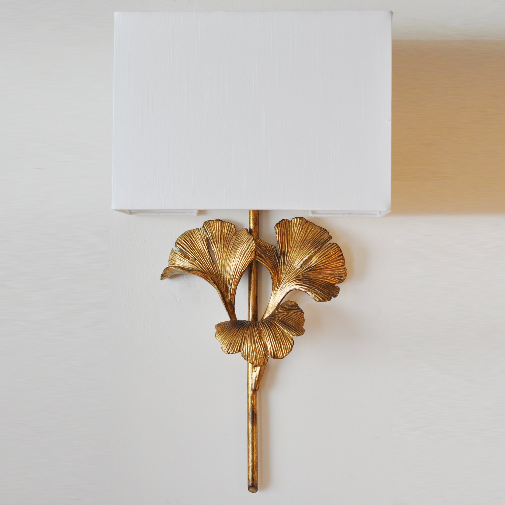 Daisy Wall Lamp Ginkgo Leaf - Lamp Copper