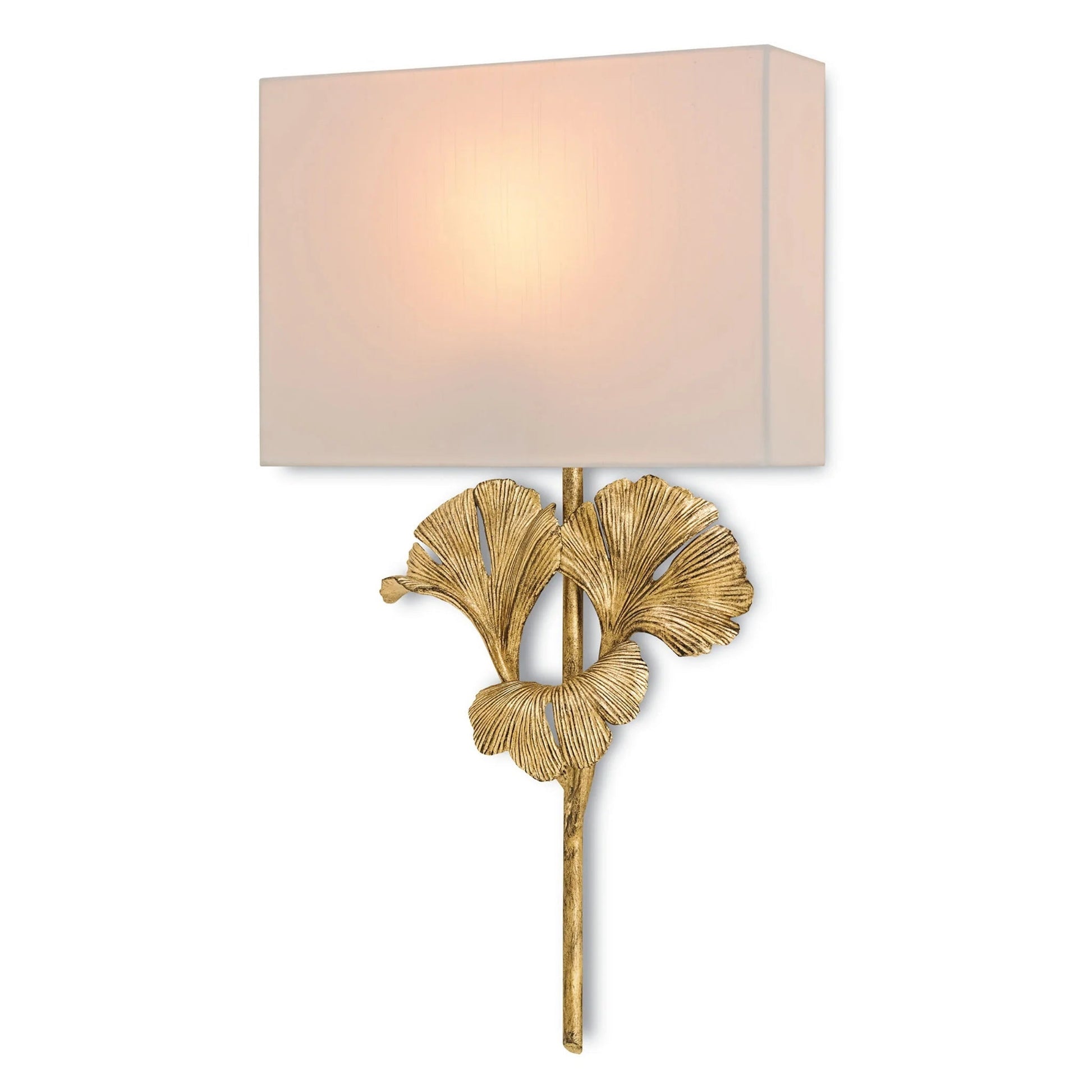 Daisy Wall Lamp Ginkgo Leaf - Lamp Copper