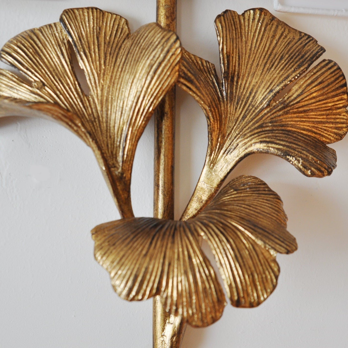 Daisy Wall Lamp Ginkgo Leaf - Lamp Copper