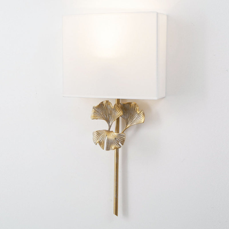 Daisy Wall Lamp Ginkgo Leaf - Lamp Copper