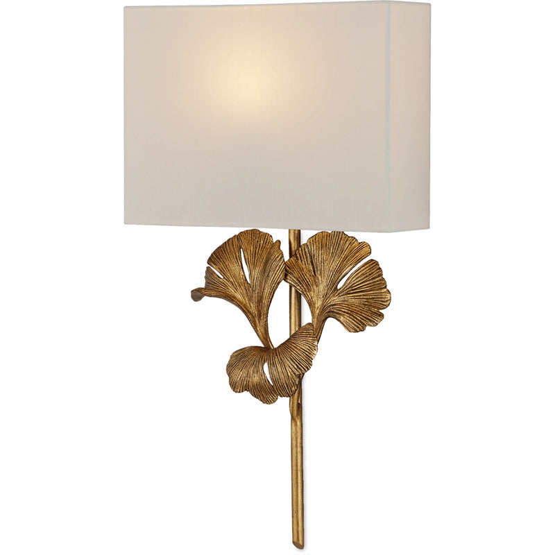 Daisy Wall Lamp Ginkgo Leaf - Lamp Copper