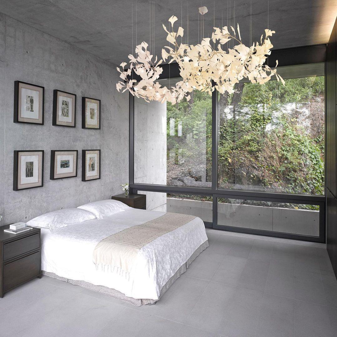 Chandelier Metal Frame Ceramic Gingko Leaf Shade White Gold Modern - Lamp Copper