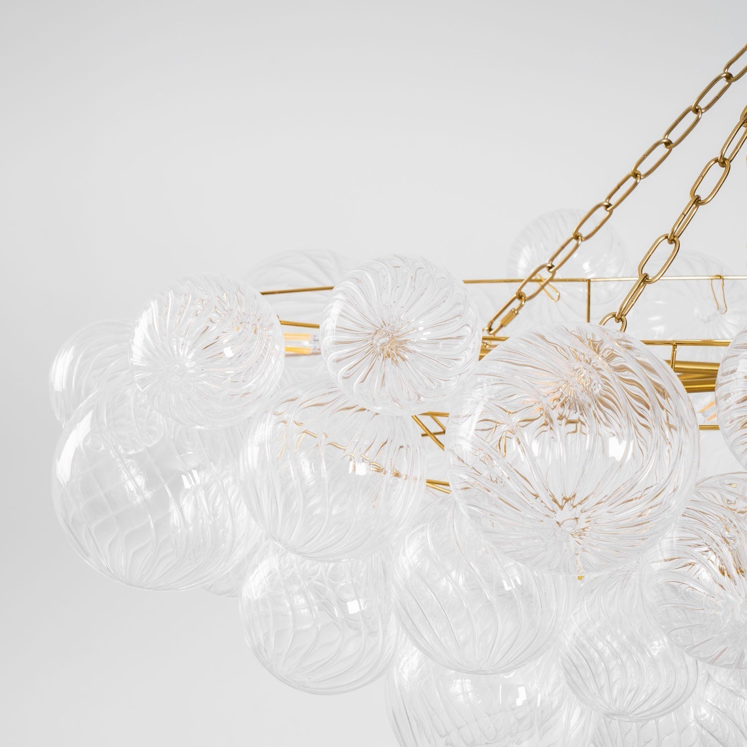 Aurora Chandelier Glass Ball Bubble Modern - Blowlighting