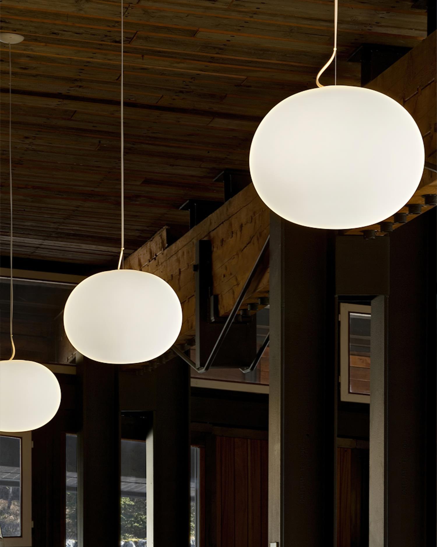 Opivio White Globe Pendant Light - Lamp Copper