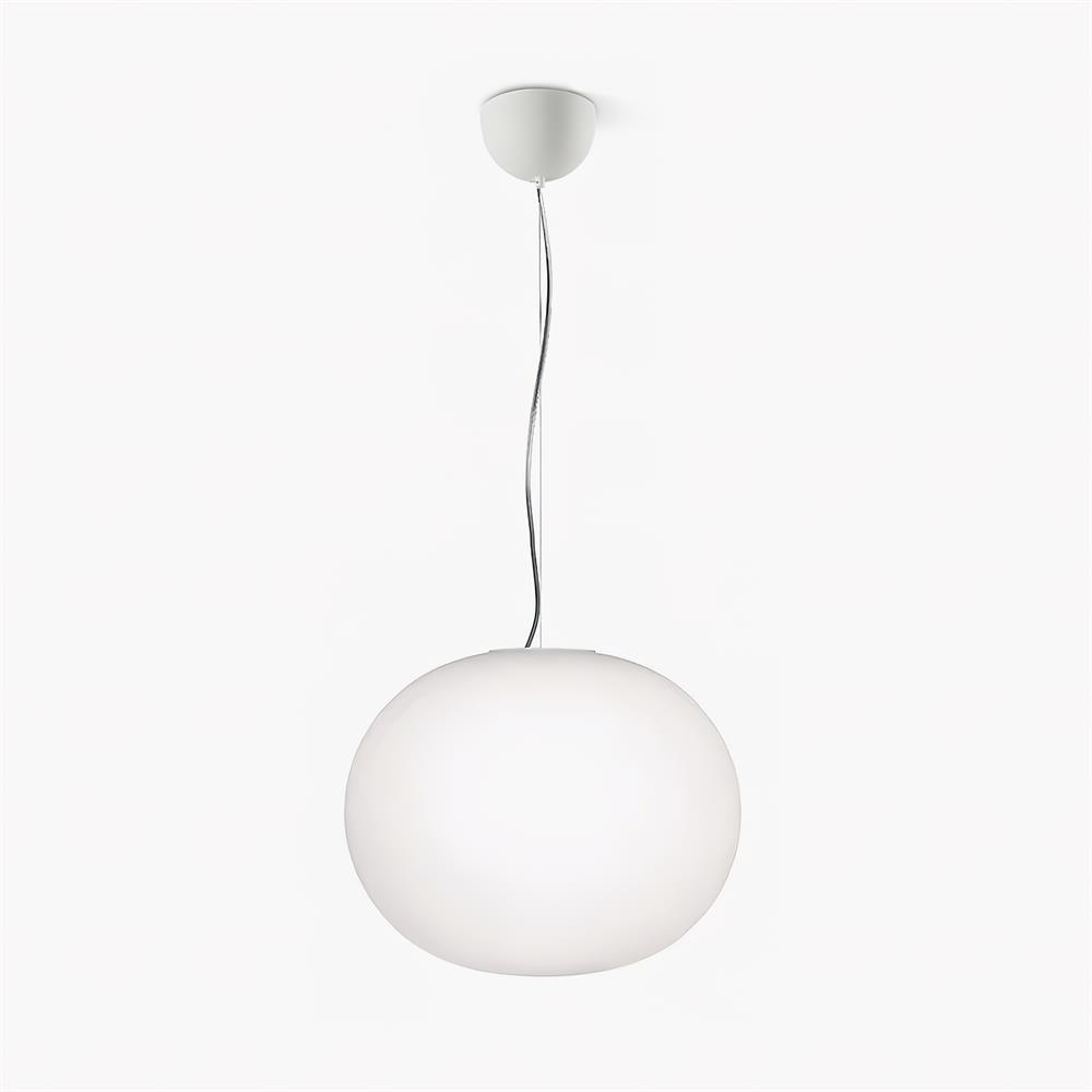 Opivio White Globe Pendant Light - Lamp Copper